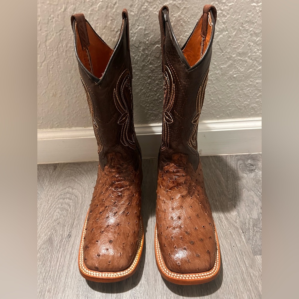Full Quill Ostrich (Avestruz) Western Women’s Boots